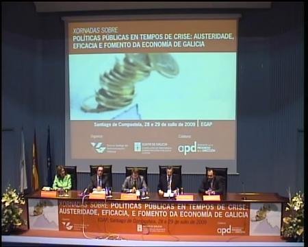 Clausura, Alberto N&uacute;&ntilde;ez Feij&oacute;o, presidente da Xunta de Galicia